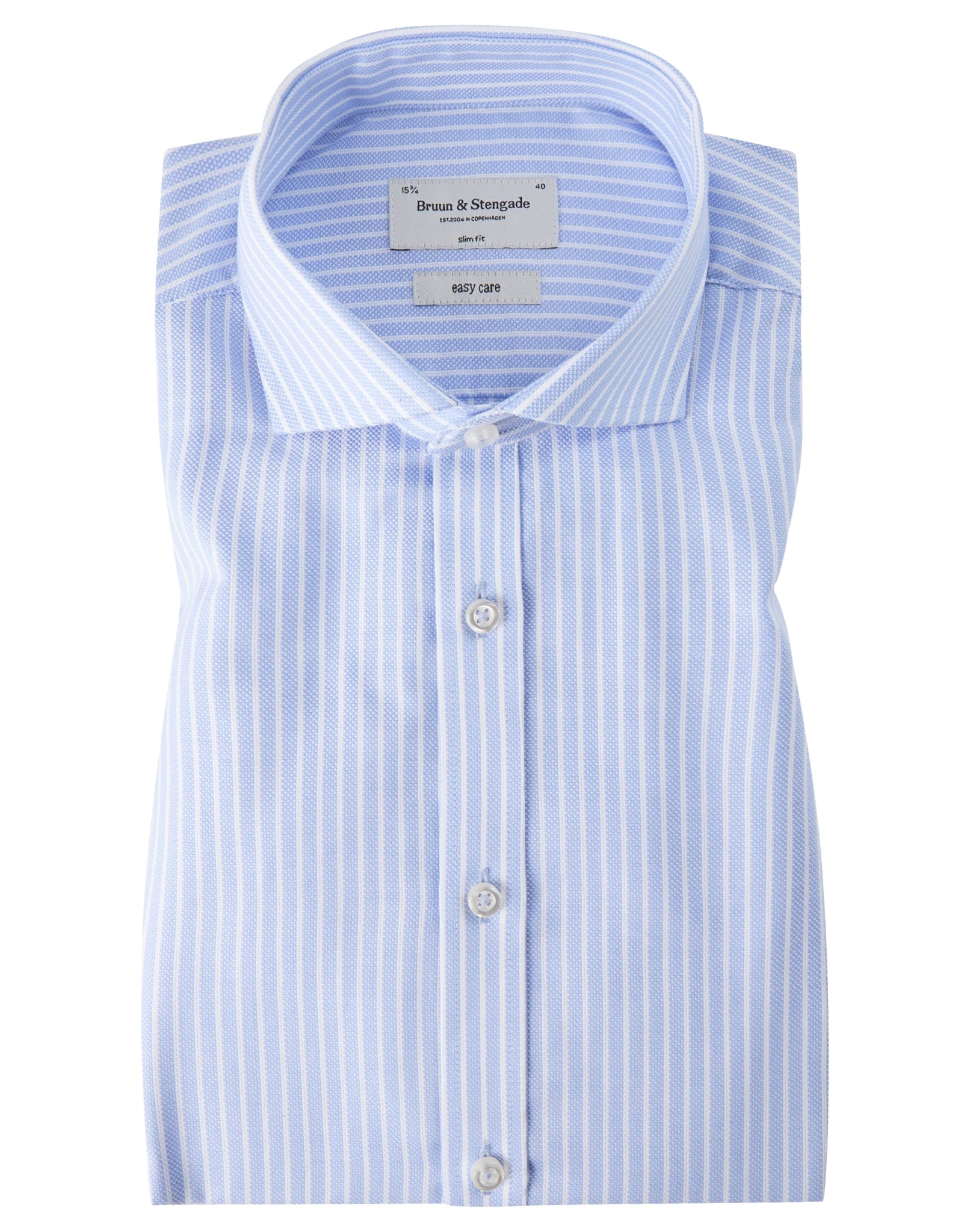 BS Dylan Slim Fit Skjorte - Light Blue