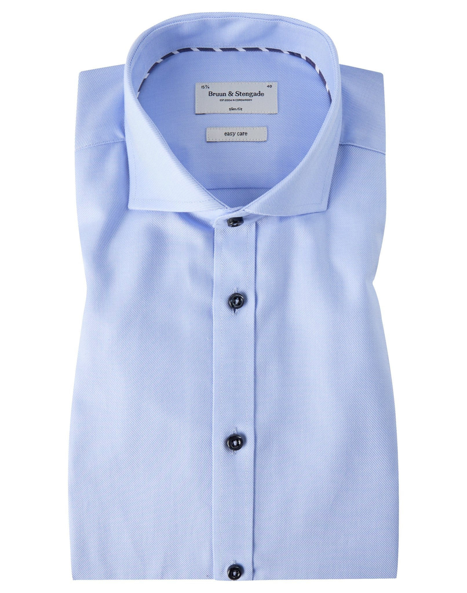 BS Huber Slim Fit Skjorte - Light Blue