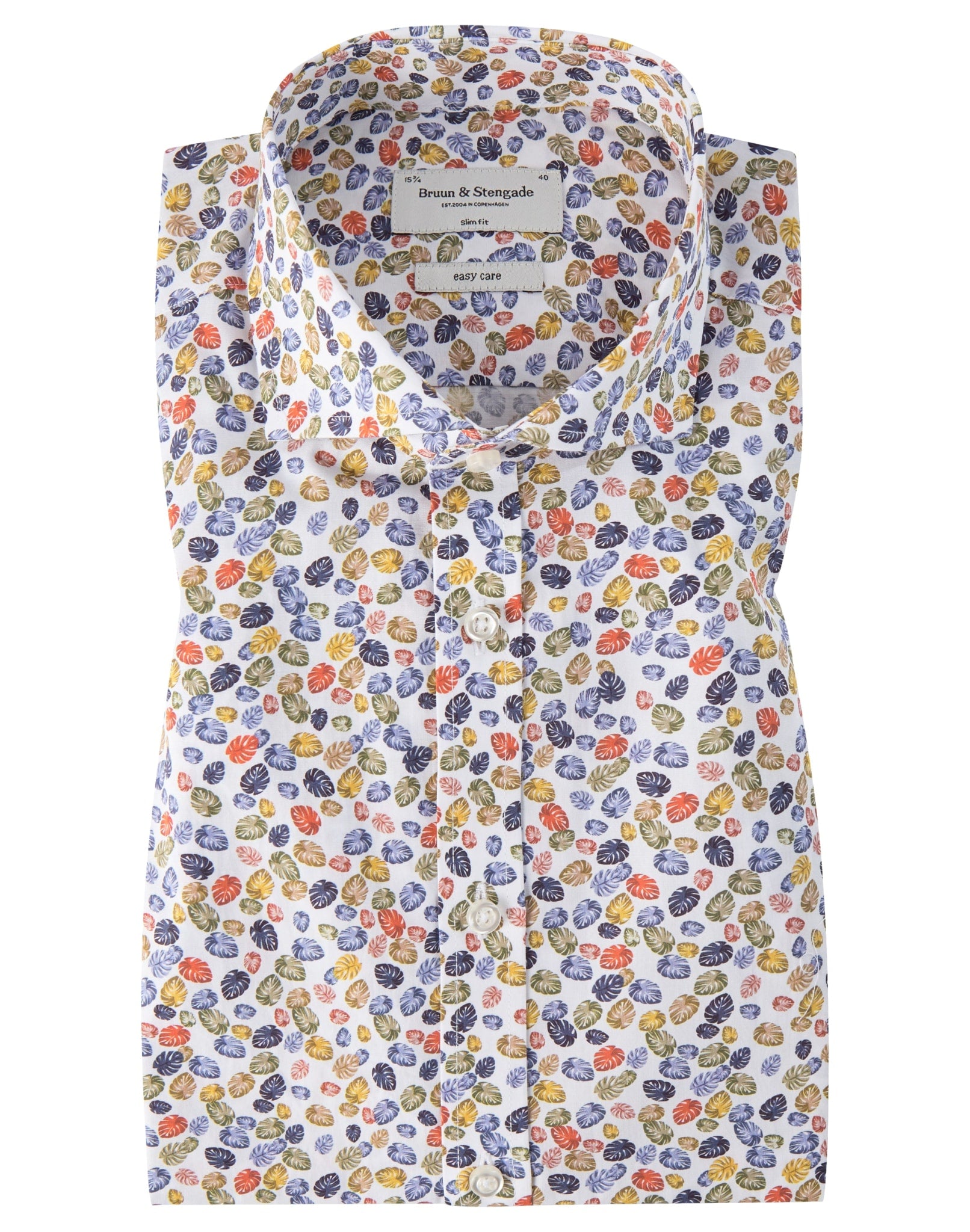 BS Solis Slim Fit Skjorte - White