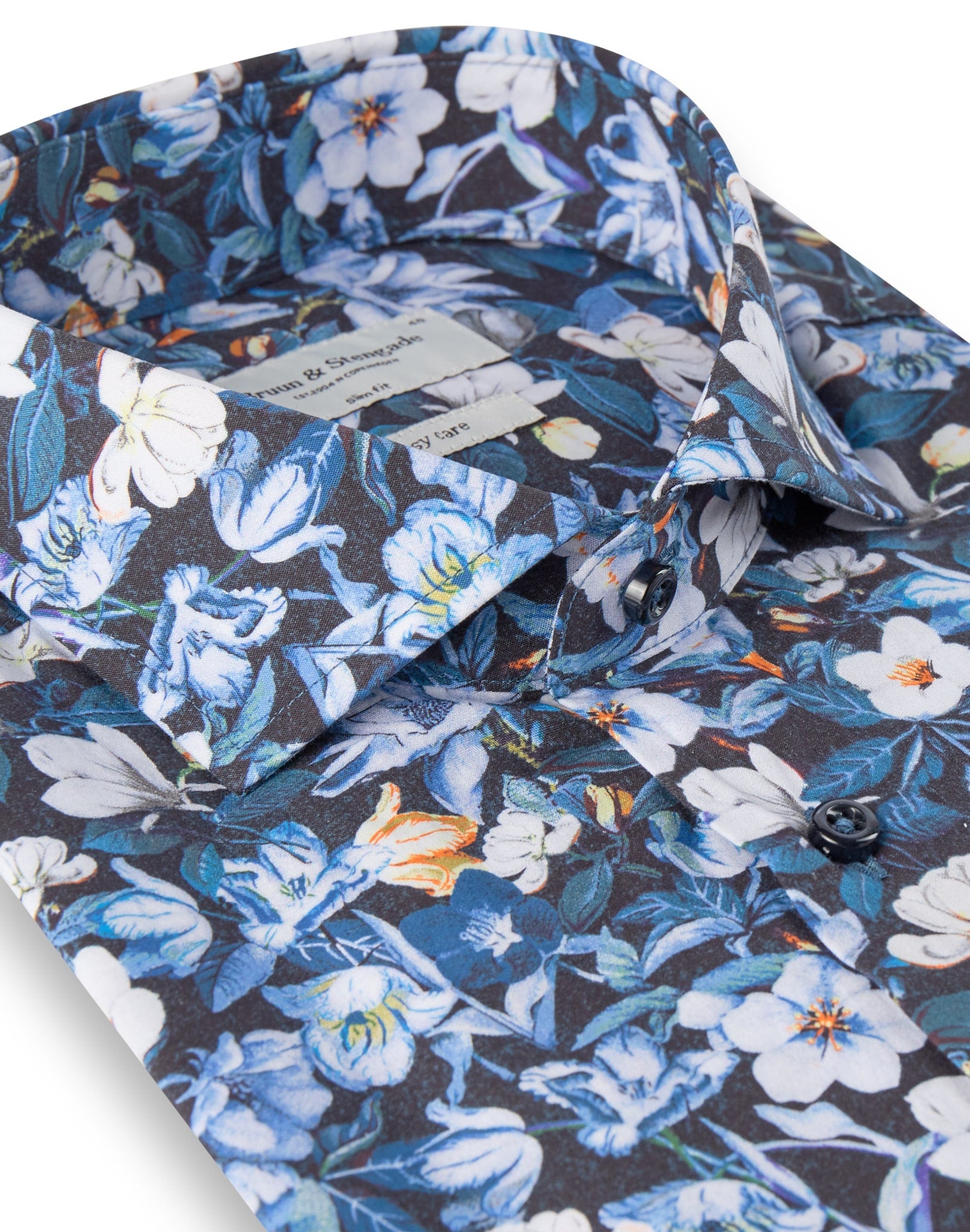 BS Vance Slim Fit Skjorte - Blue