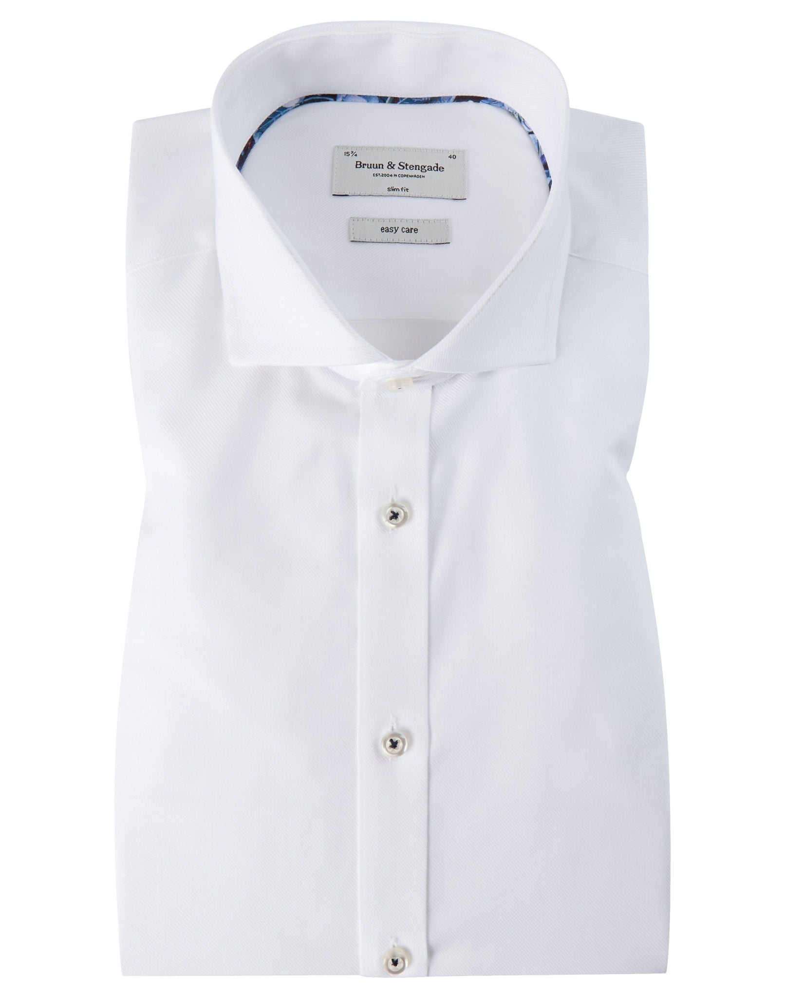 BS Weston Slim Fit Skjorte - White