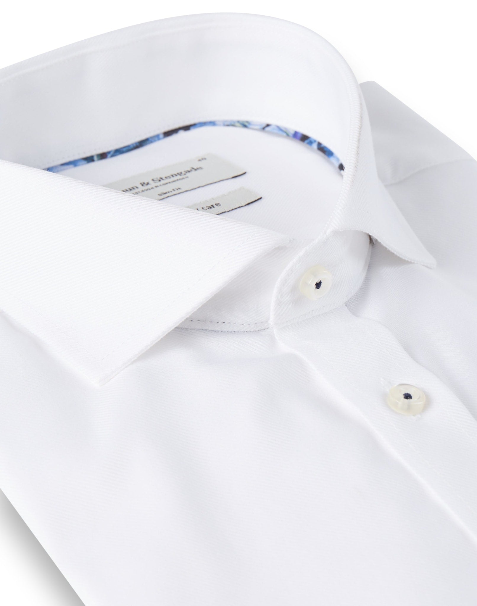 BS Weston Slim Fit Skjorte - White