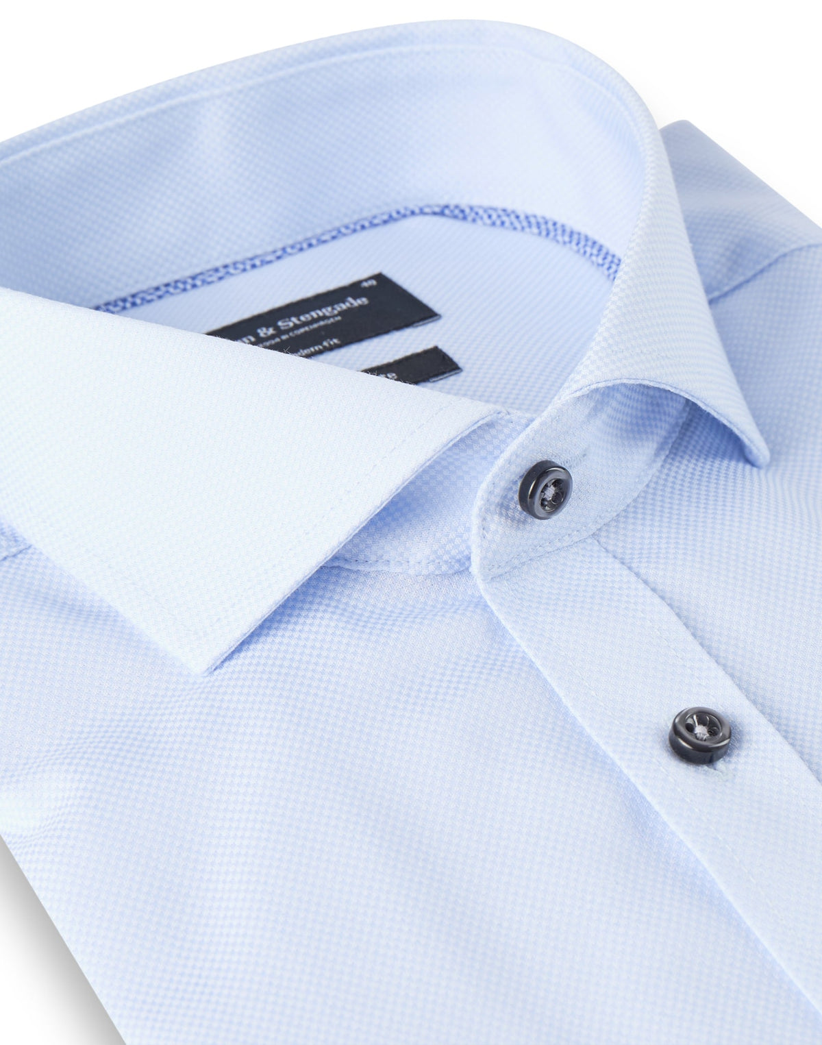 BS Fer Modern Fit Shirt Light Blue - Light Blue