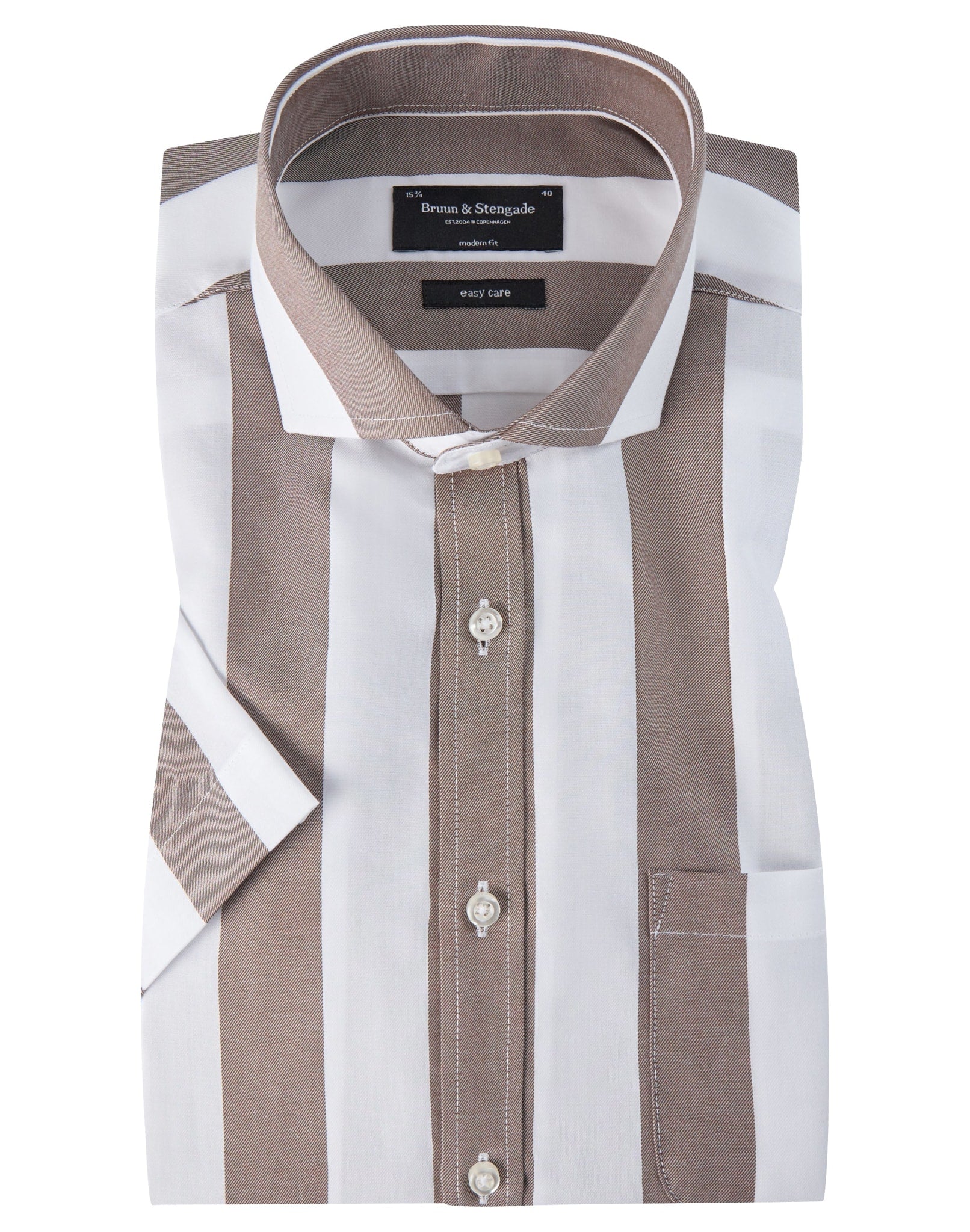 BS Hector Modern Fit Skjorte - Brown