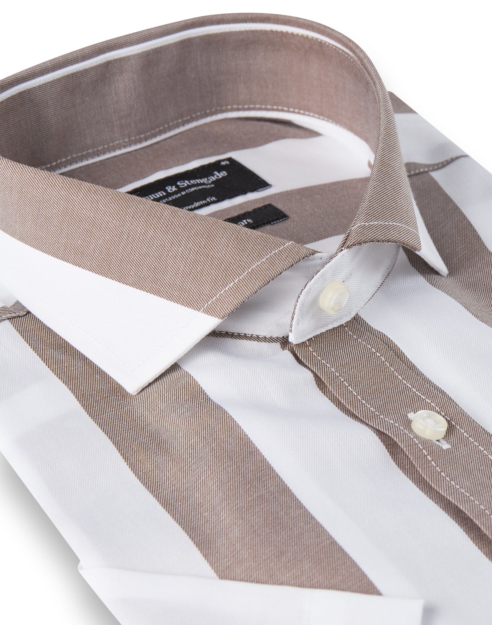 BS Hector Modern Fit Skjorte - Brown
