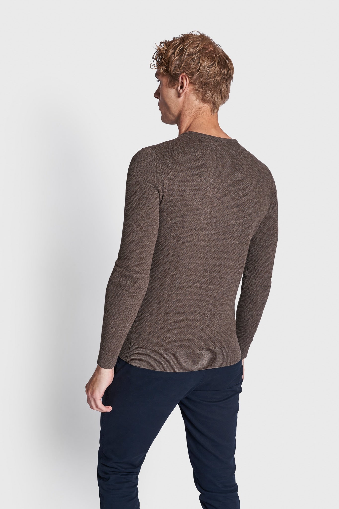 BS Gasquet Regular Fit Strik - Tobacco