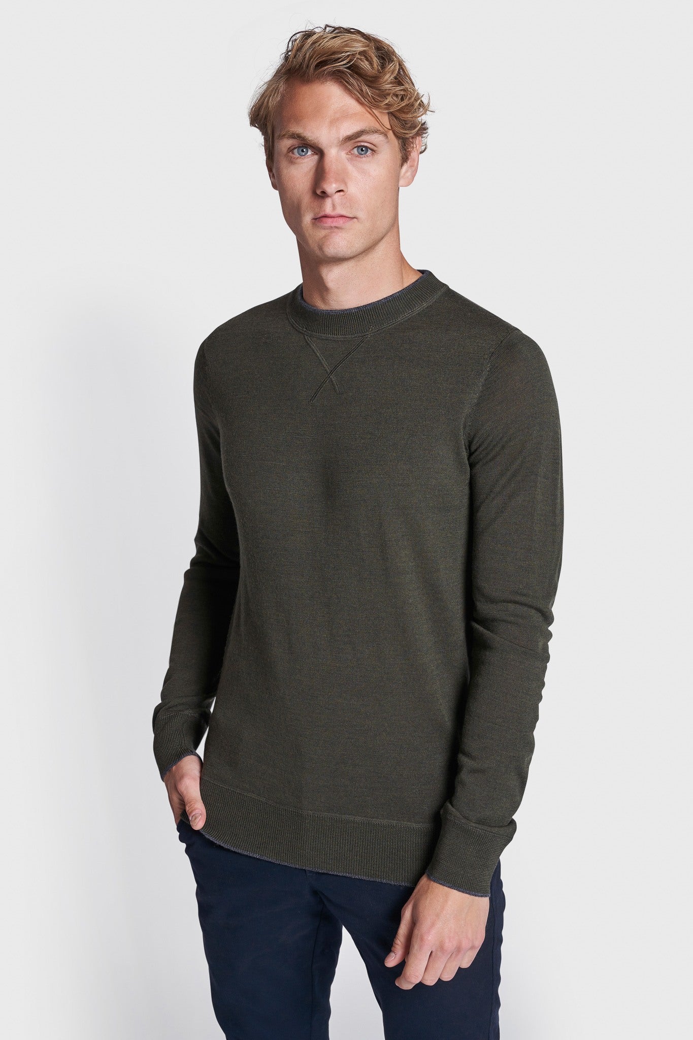 BS Federer Regular Fit Strik - Green