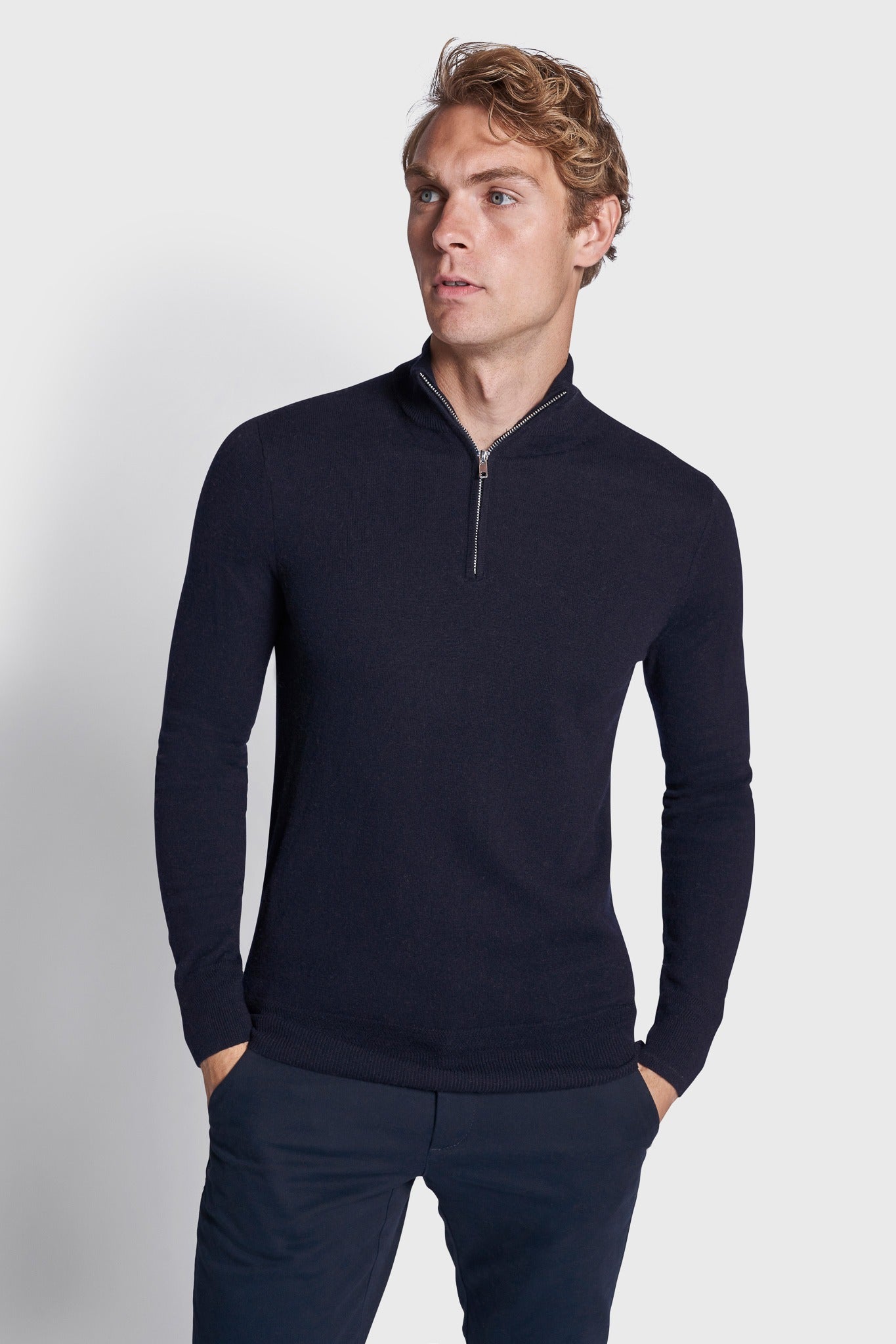 BS Paire Regular Fit Strik - Navy