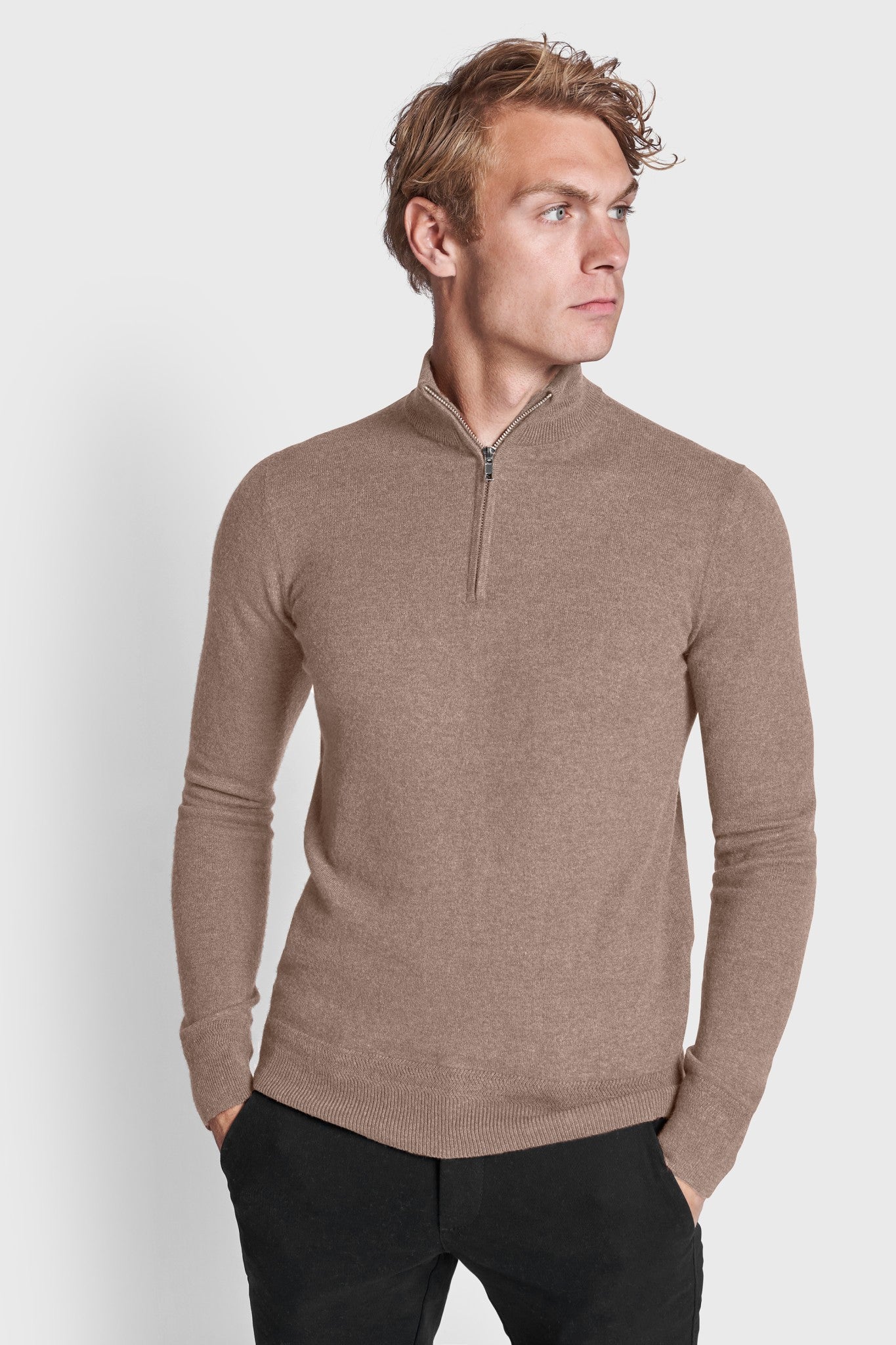BS Paire Regular Fit Strik - Sand