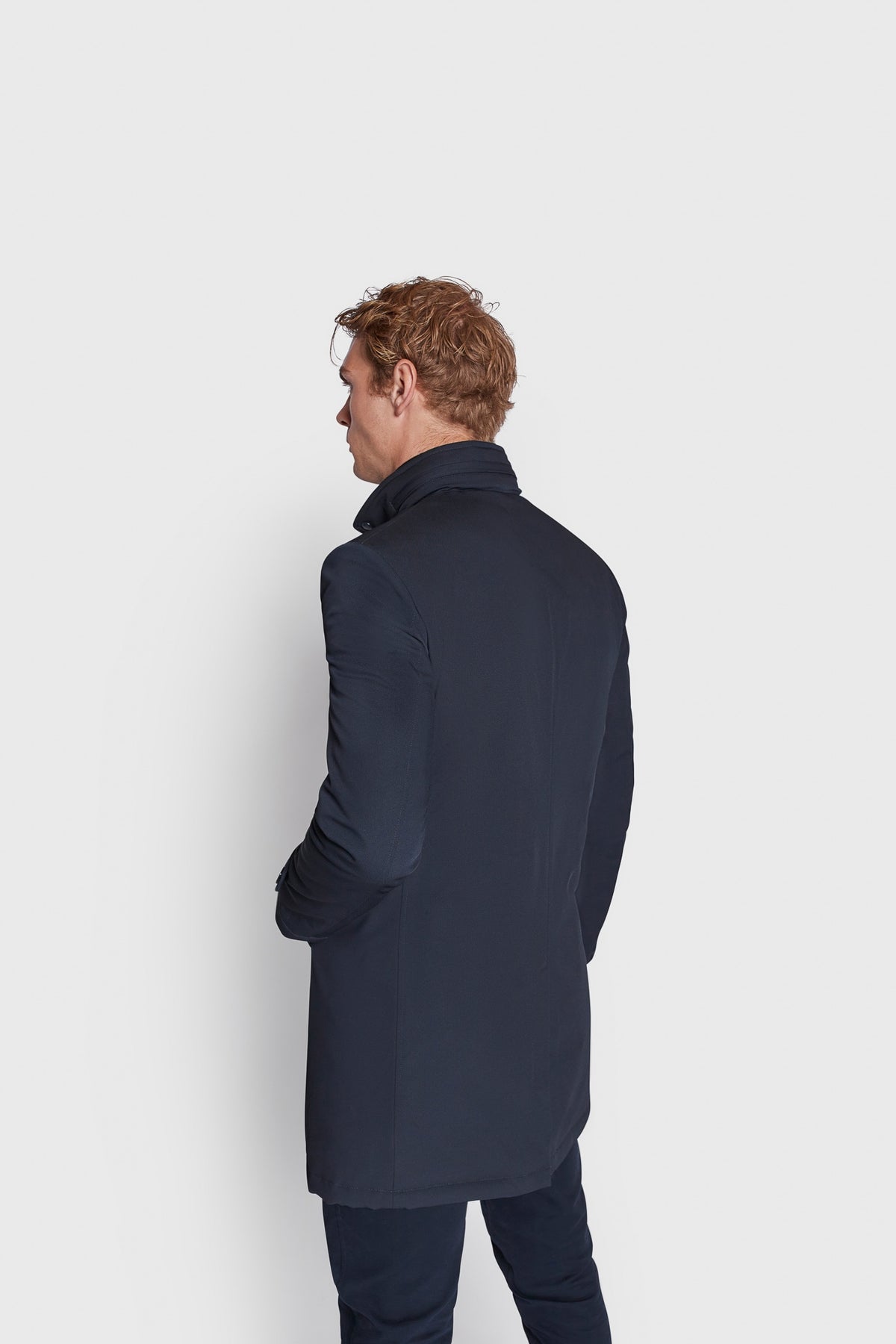 BS Quebech Slim Fit Frakke - Navy