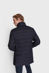 BS Richmond regular fit coat - Navy