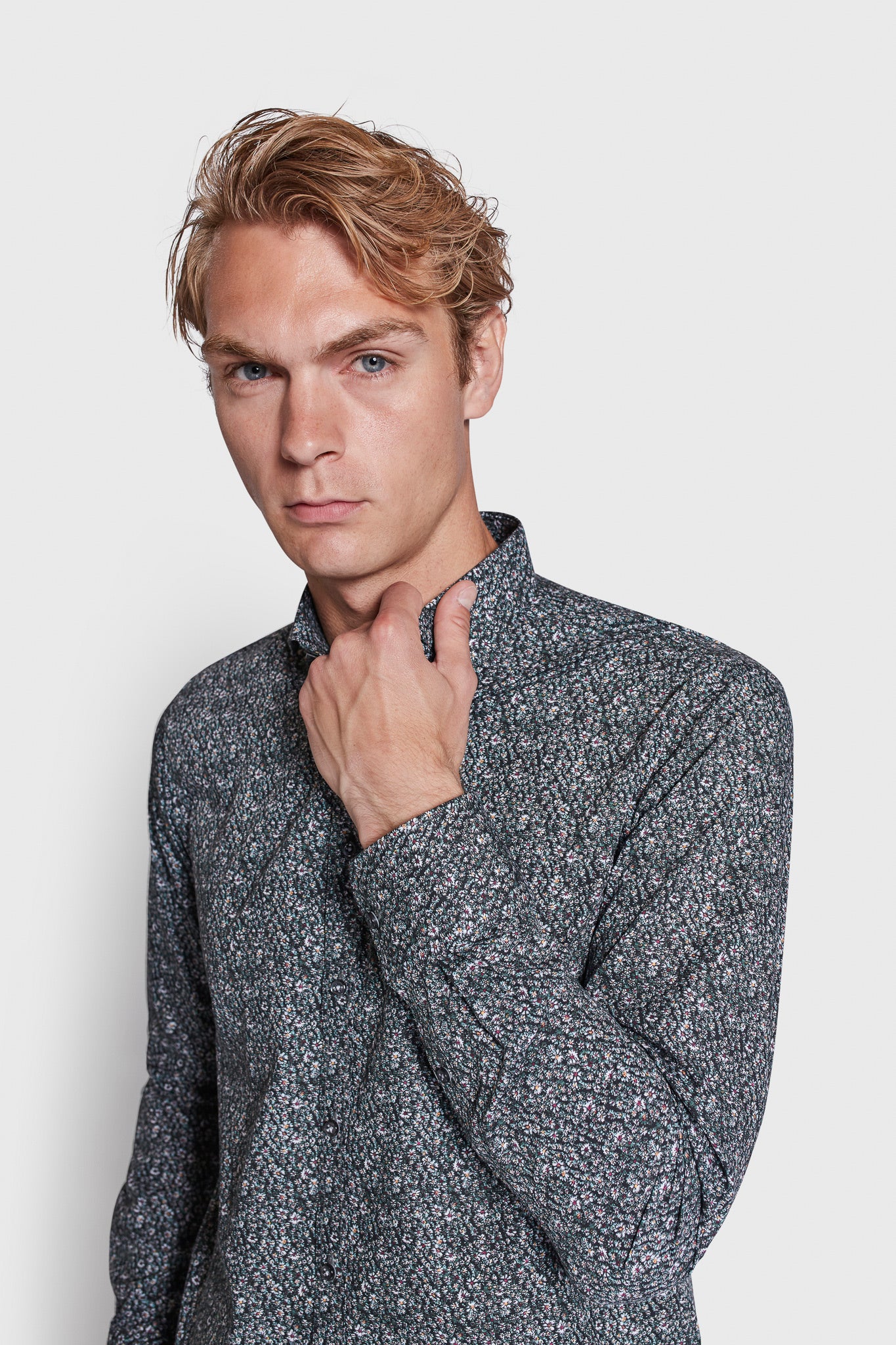 BS Lorenzo Slim Fit Skjorte - Dark Green