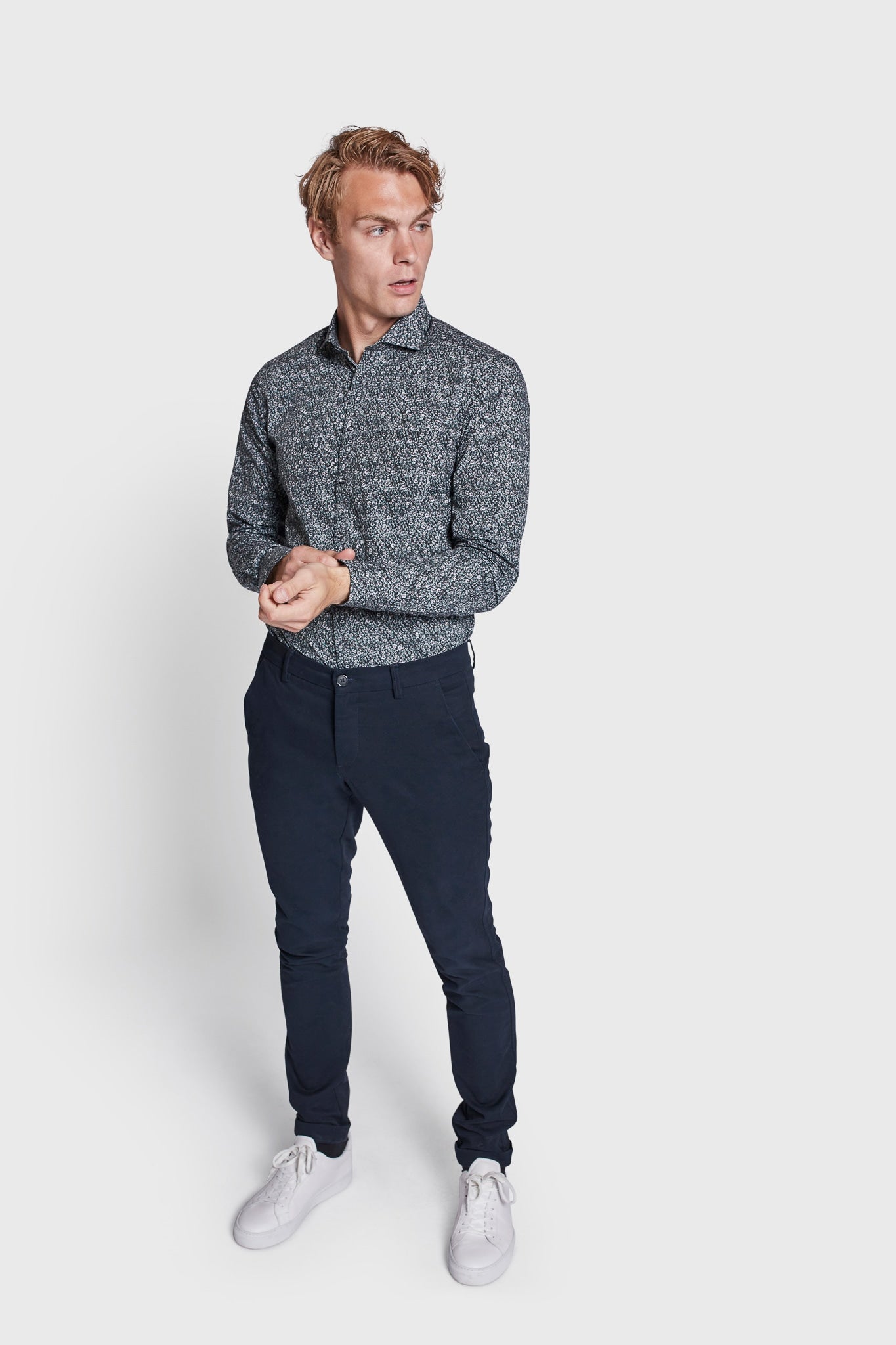 BS Lorenzo Slim Fit Skjorte - Dark Green