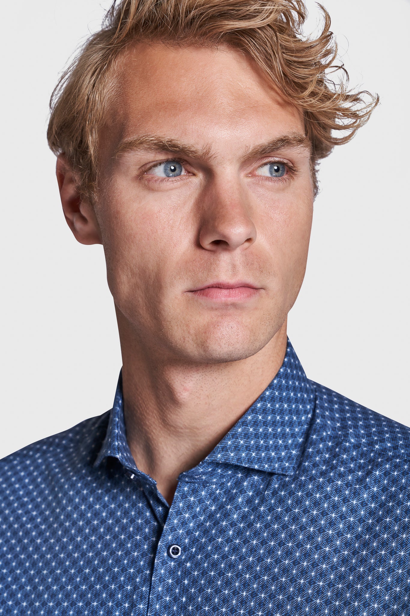 BS Jamie Modern Fit Skjorte - Dark Blue