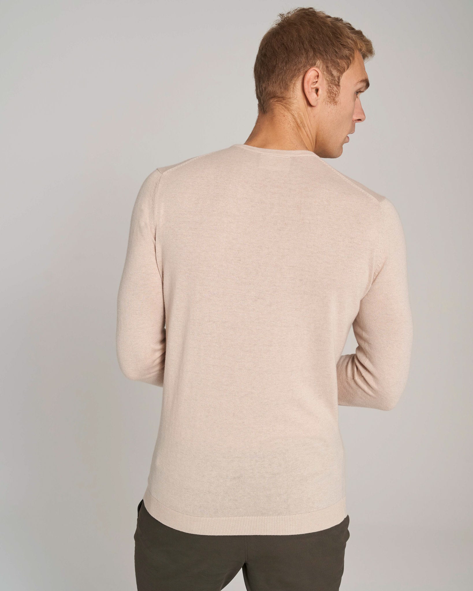 BS Gunnar Regular Fit Strik - Sand
