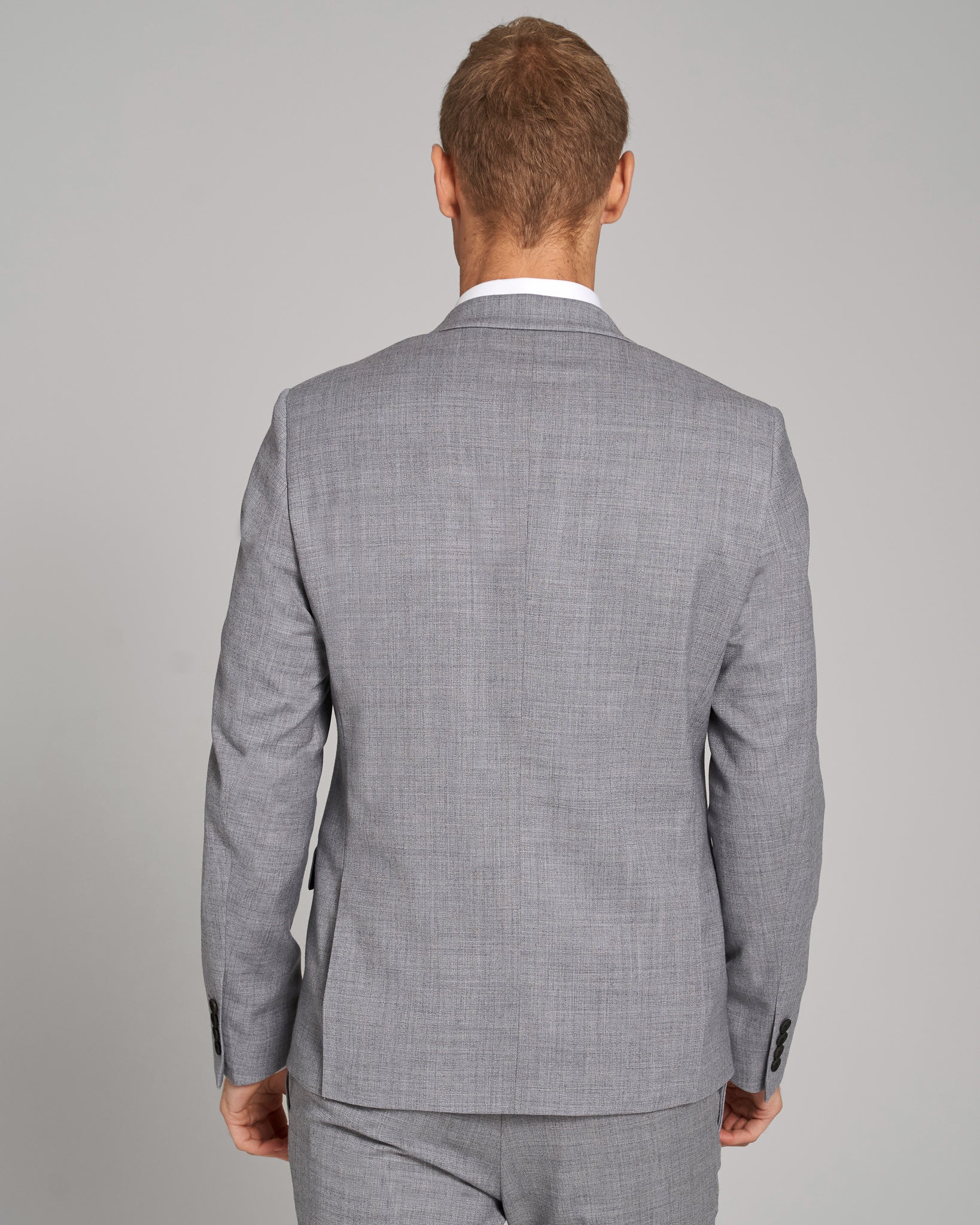 BS Lucca Slim Fit Blazer - Grey