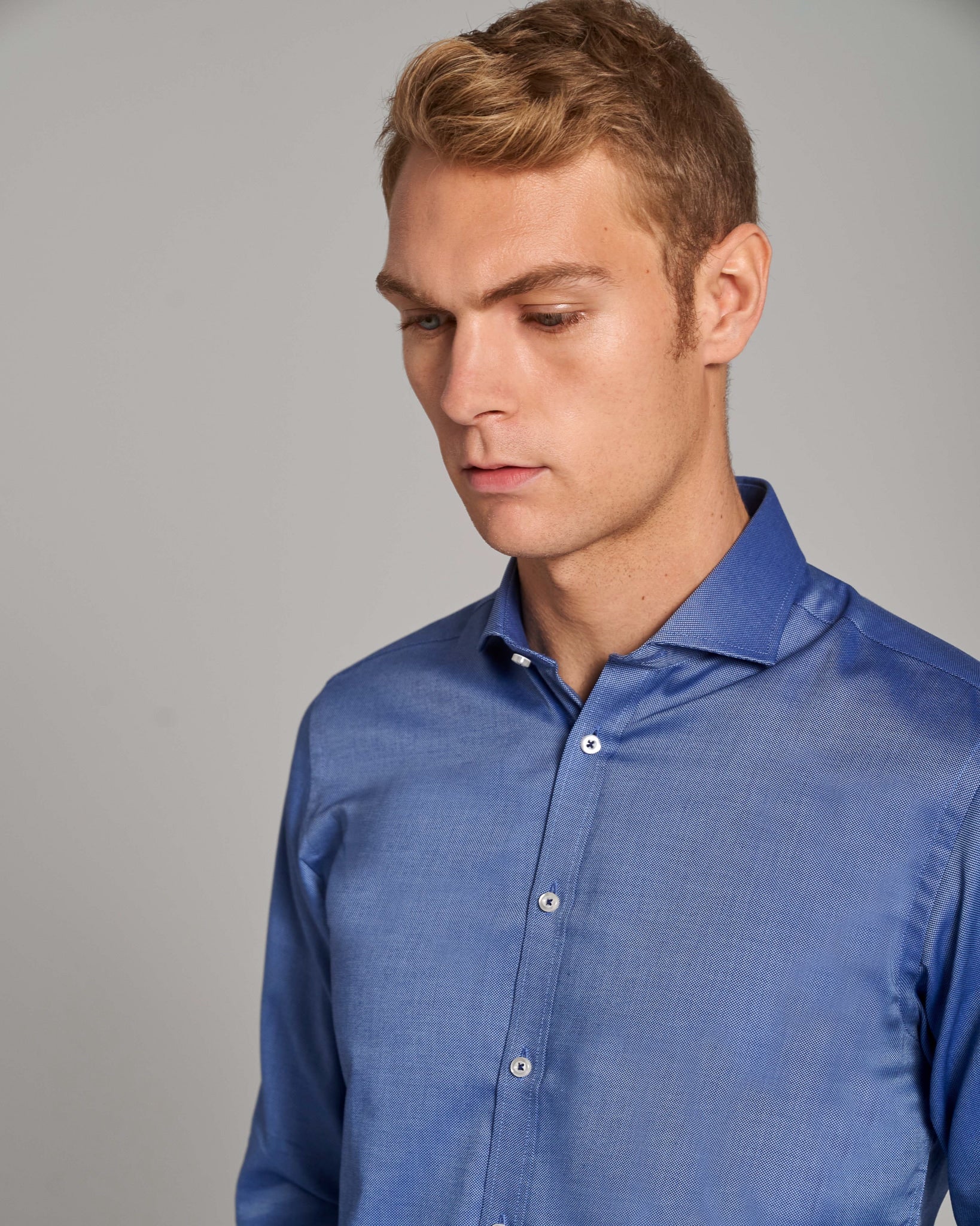 BS Klinsmann Slim Fit Skjorte - Blue