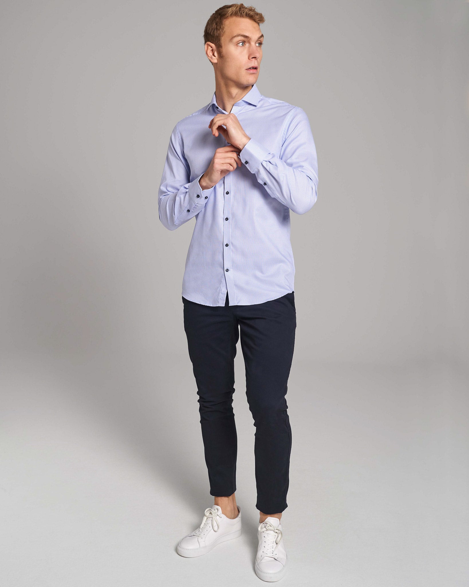 BS Zbigniew Modern Fit Skjorte - Light Blue