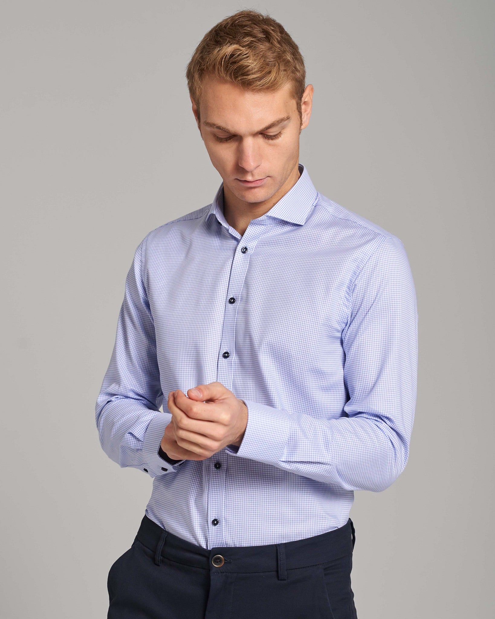 BS Zbigniew Modern Fit Skjorte - Light Blue