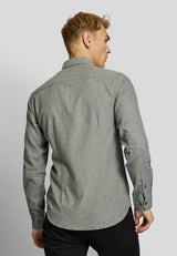 BS Halden casual slim fit shirt - Grey