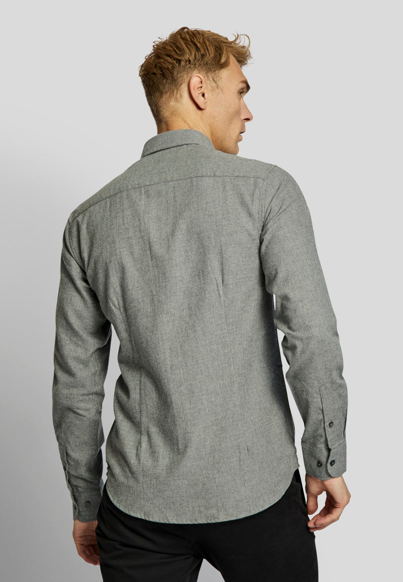 BS Halden casual slim fit shirt - Grey