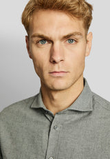 BS Halden casual slim fit shirt - Grey