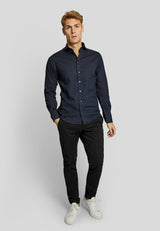 BS Halden casual slim fit shirt - Navy