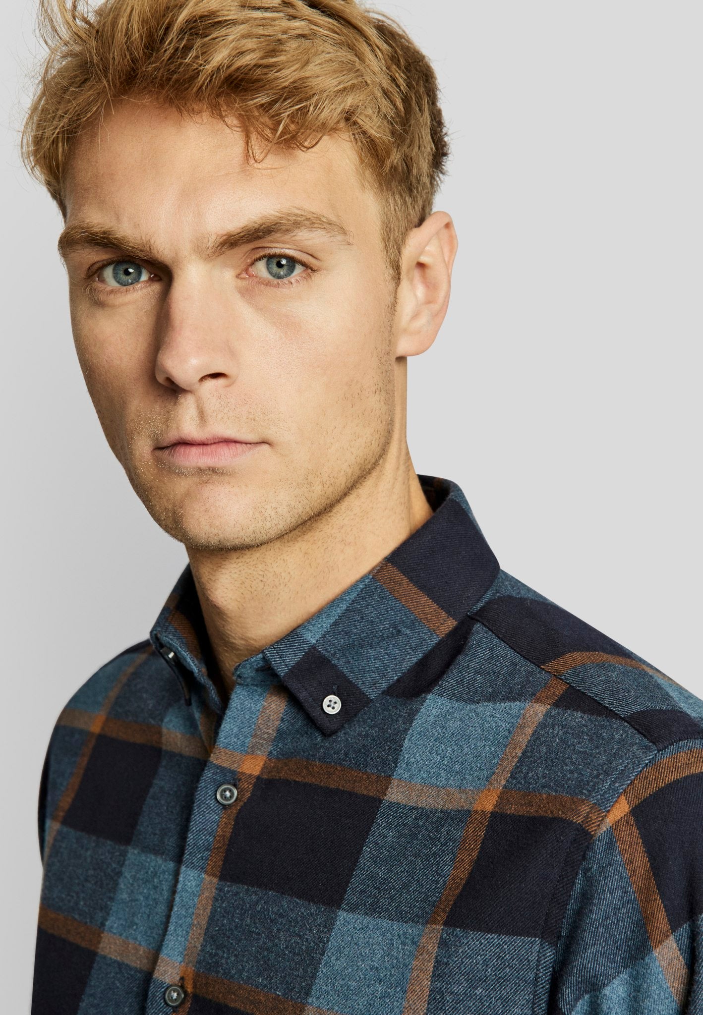 BS Lillestroem casual slim fit Skjorte - Dark Blue