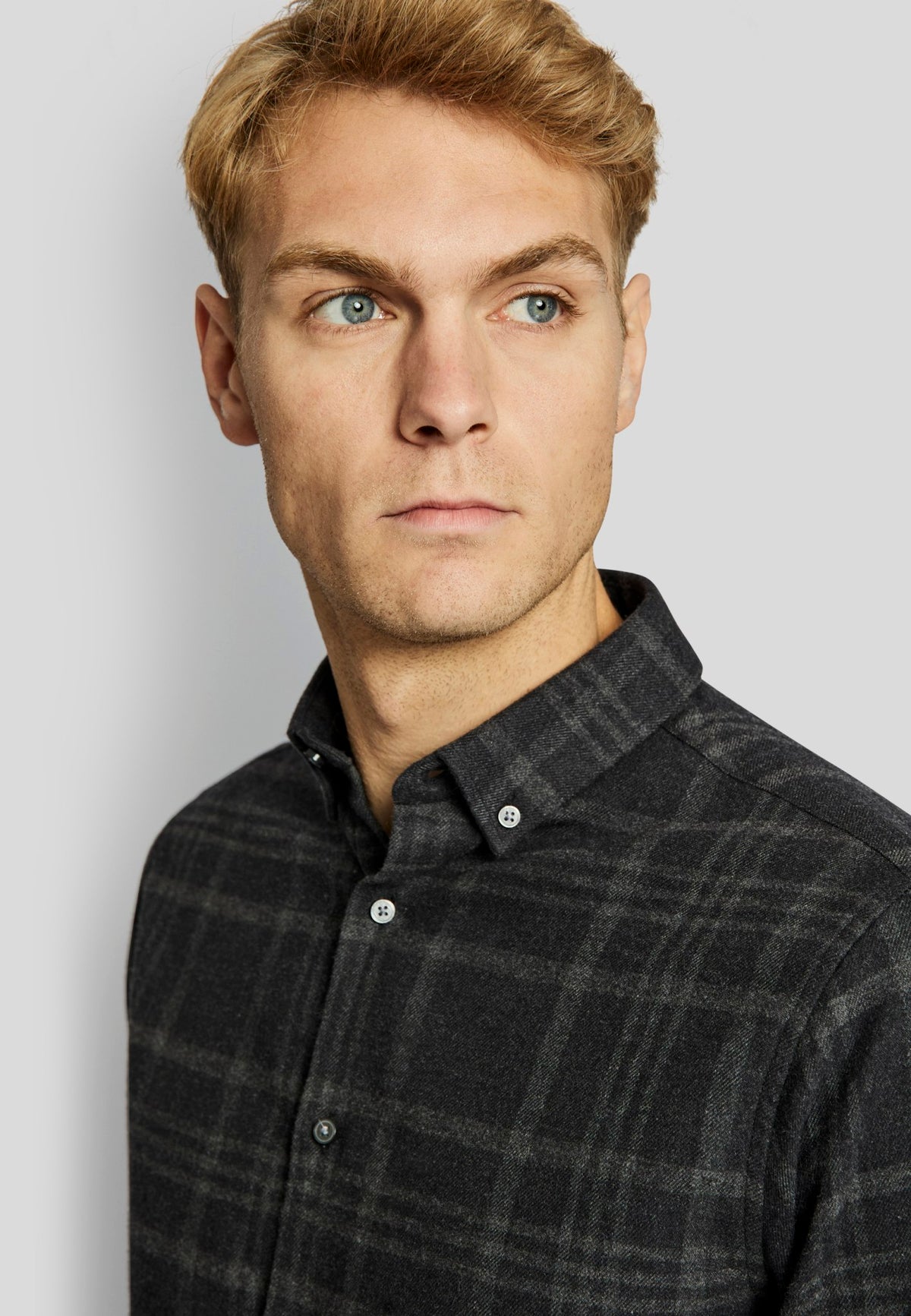 BS Sarpsborg casual slim fit Skjorte - Black