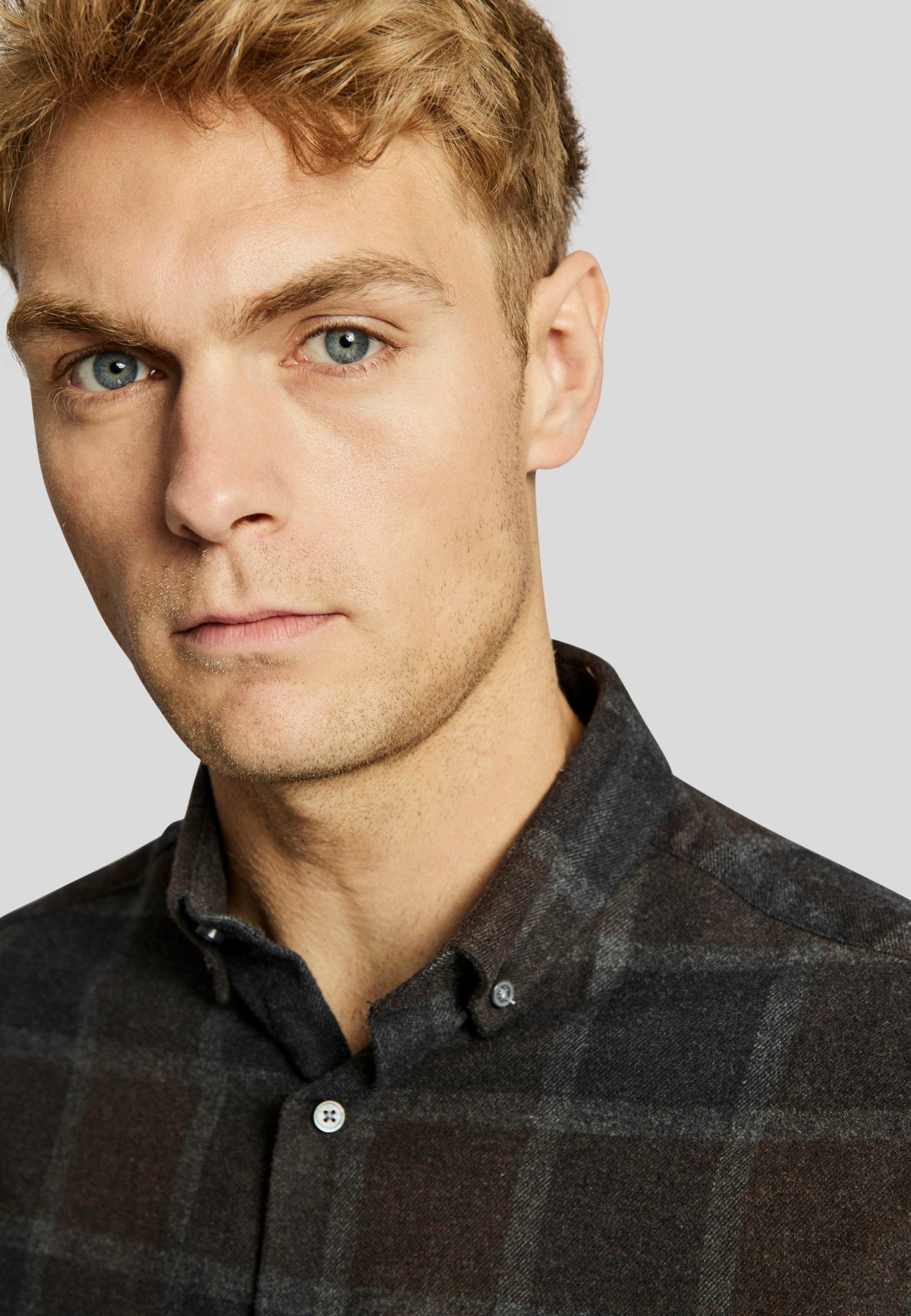 BS Stavanger casual modern fit Skjorte - Charcoal