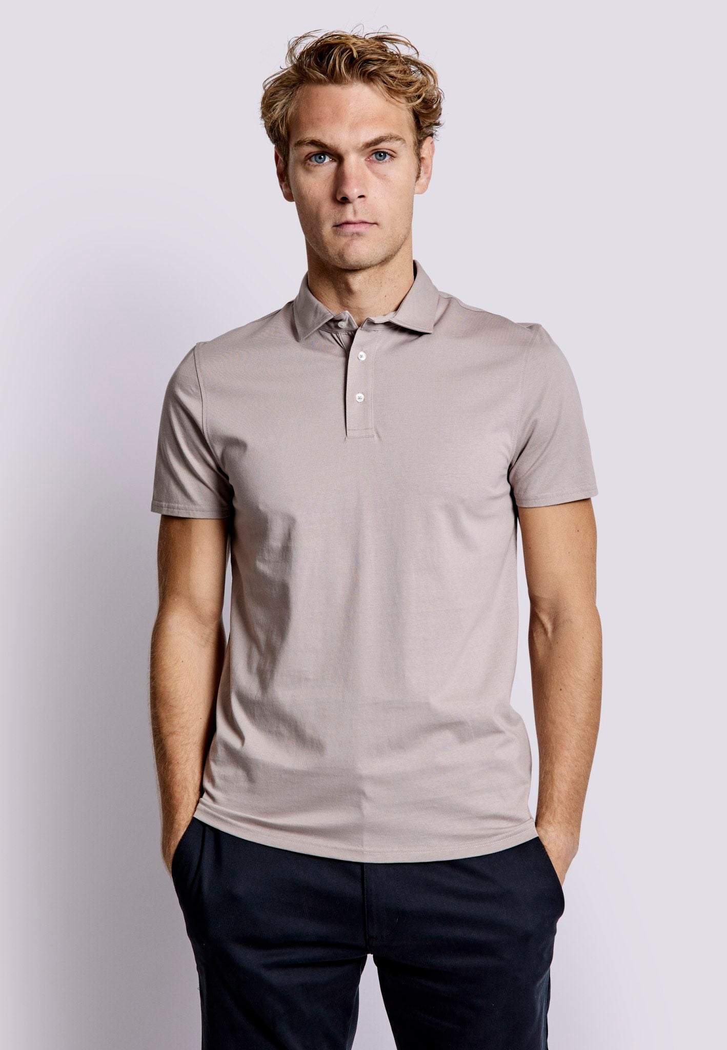 BS Natesan Regular Fit Polo Shirt - Clay