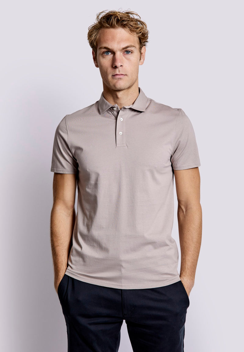 BS Natesan Regular Fit Polo Shirt - Clay