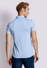 BS Natesan Regular Fit Polo Shirt - Light Blue
