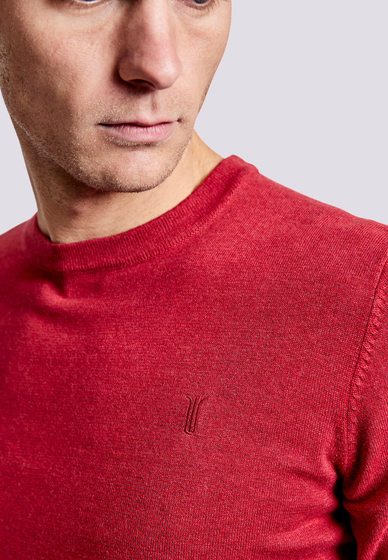 BS Jupiter Regular Fit Knitwear - Dark Red