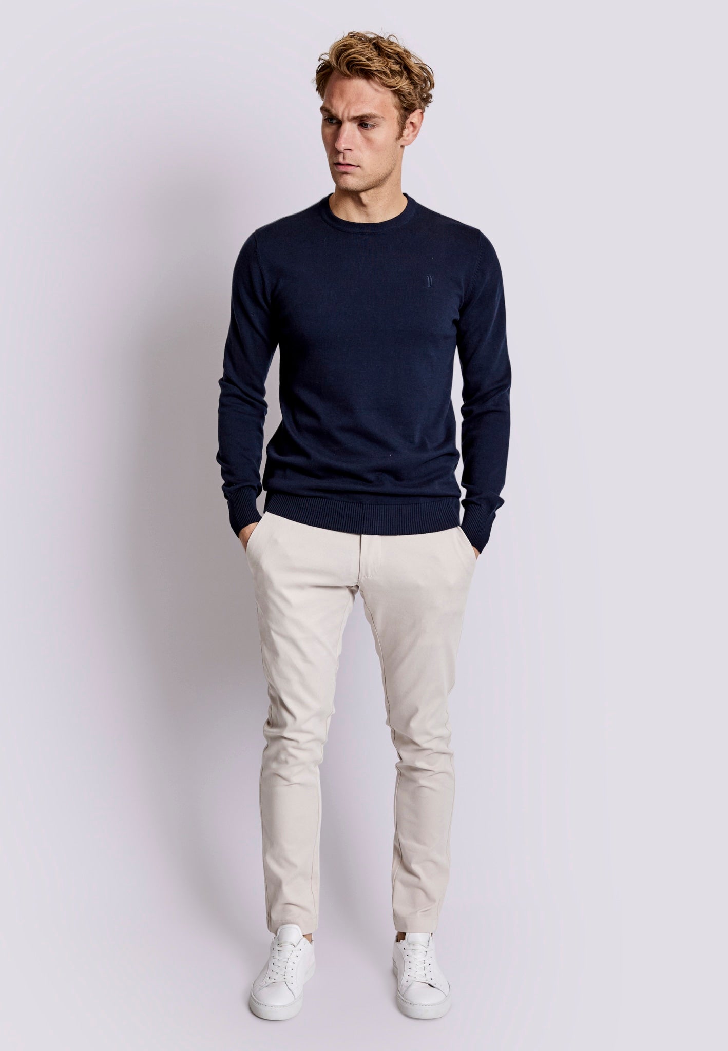 BS Jupiter Regular Fit Knitwear - Navy
