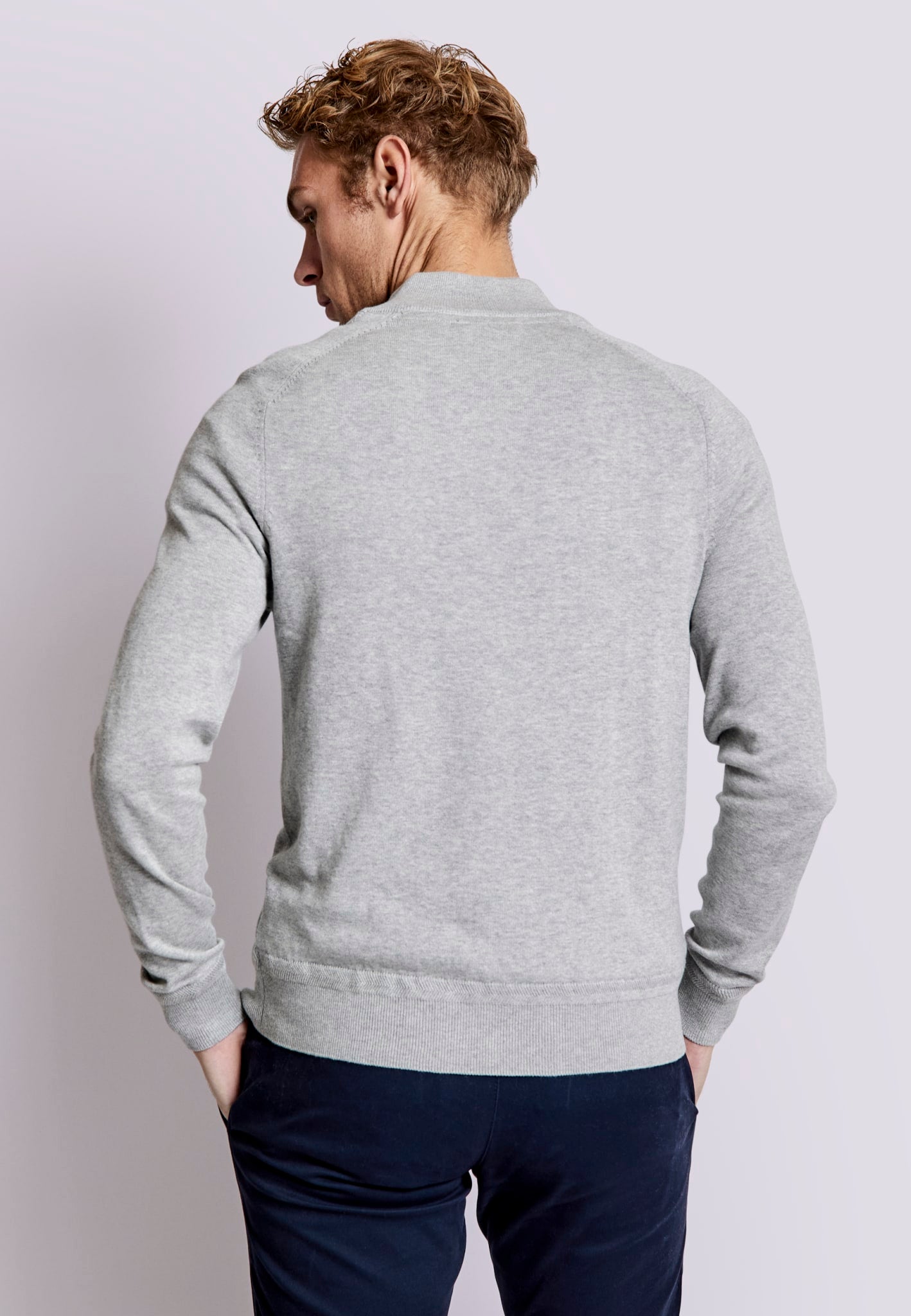 BS Ademir Regular Fit Knitwear - Light Grey
