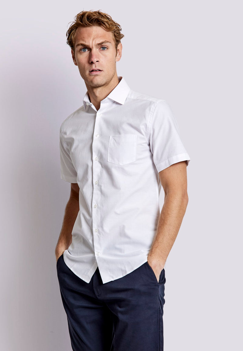 BS Julius Modern Fit Shirt - White