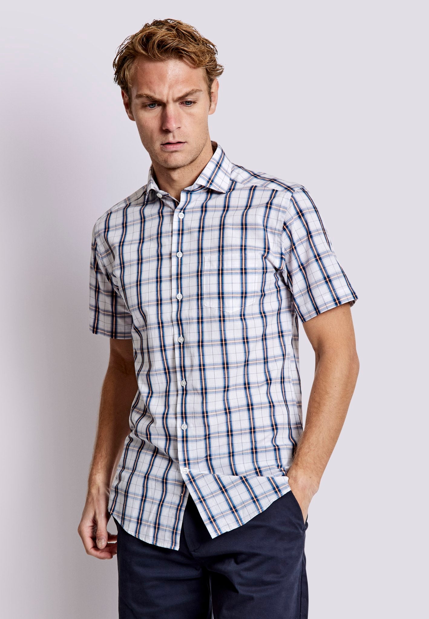 BS Shake Modern Fit Skjorte - White