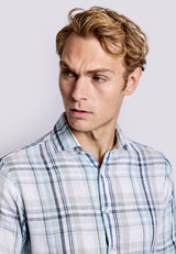 BS Almeria Casual Slim Fit Shirt - Light Green