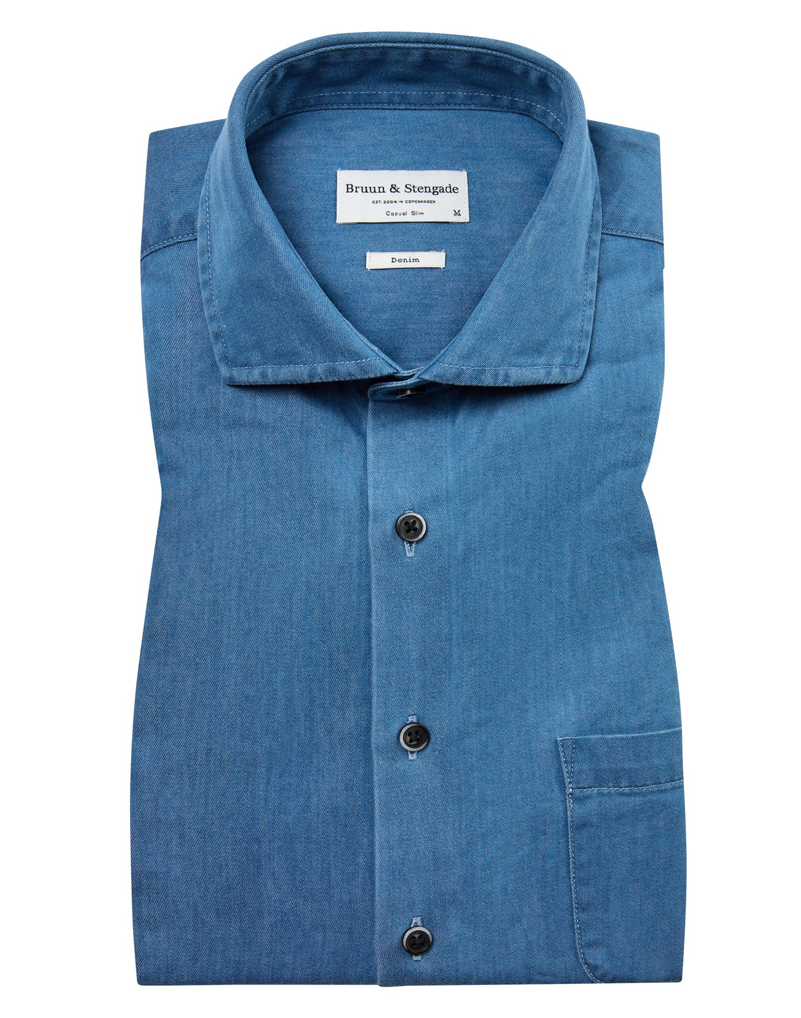 BS Vitoria Casual Slim Fit Skjorte - Blue