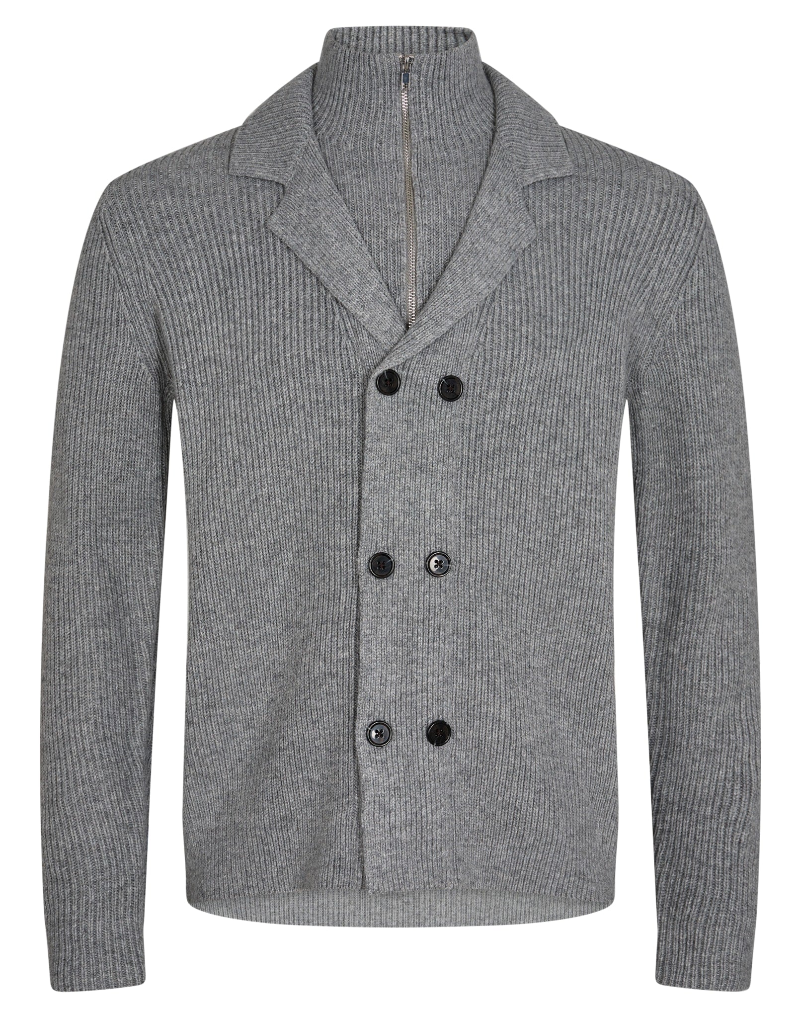 BS Vilhelm Regular Fit Strik - Light Grey