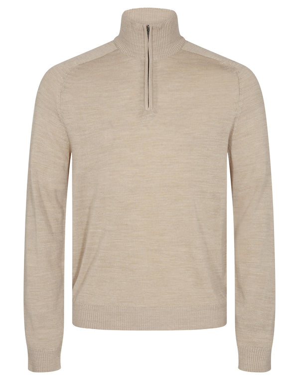 BS Pelle Regular Fit Knitwear - Sand