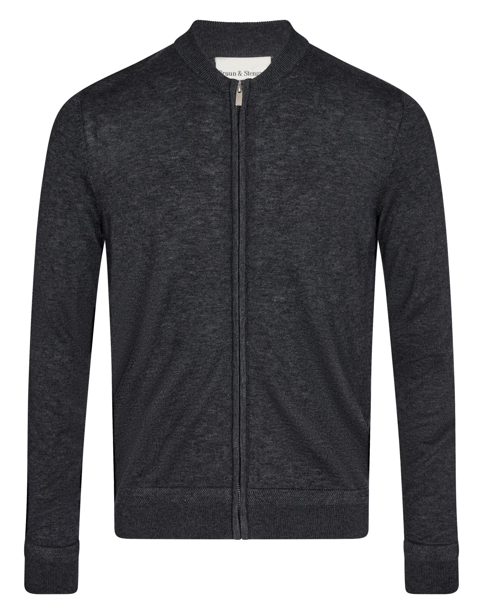 BS Elias Regular Fit Strik - Grey
