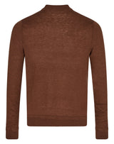 BS Elias Regular Fit Knitwear - Tobacco