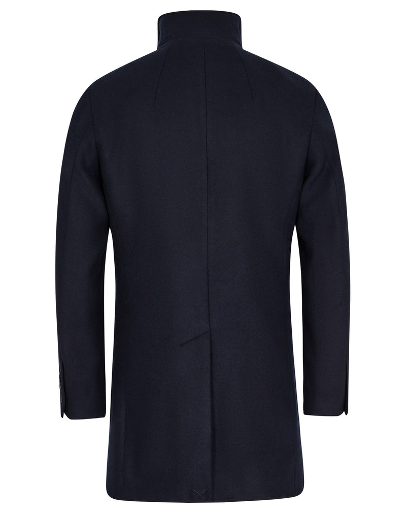 BS Ontario Slim Fit Coat - Navy