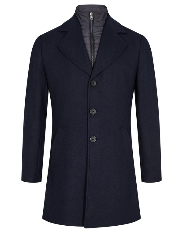 BS Portmore Slim Fit Coat - Navy