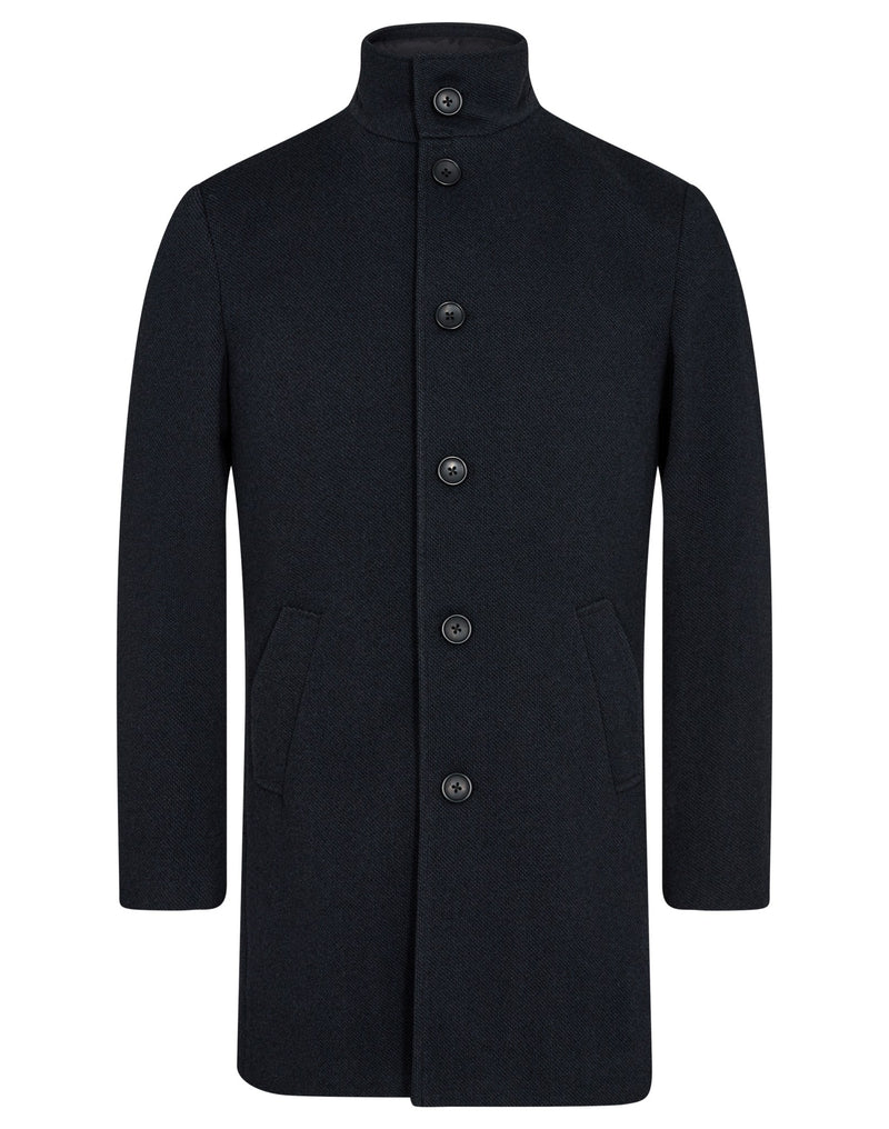 BS Woodstock Slim Fit Coat - Navy