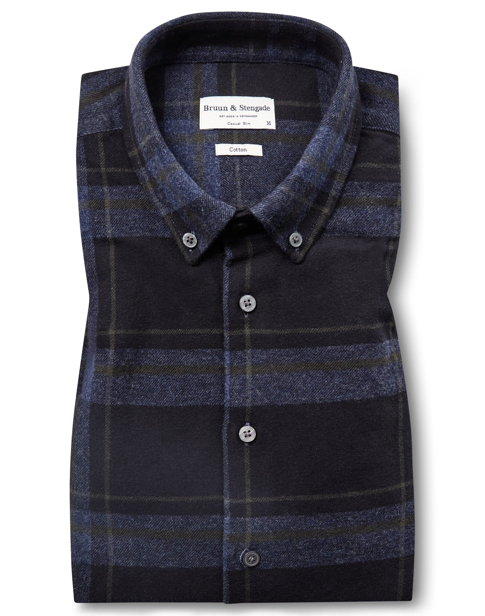 BS Faldo Casual Slim Fit Skjorte - Blue
