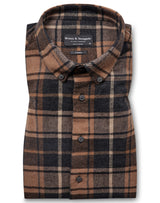 BS Sarazen Casual Modern Fit Shirt - Brown