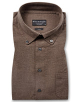 BS Cotton Casual Modern Fit Shirt - Brown